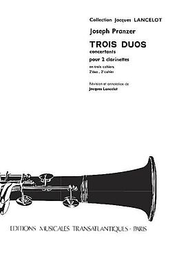 Joseph Pranzer Notenblätter Duos Concertants vol.2