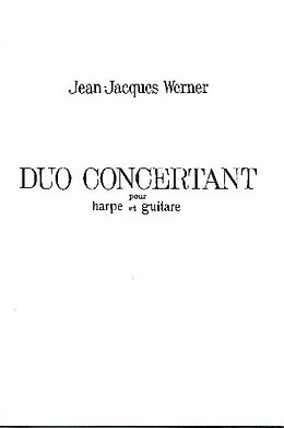 Jean Jacques Werner Notenblätter Duo concertant