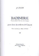 Johann Sebastian Bach Notenblätter Badinerie de la suite si mineur no.2