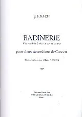 Johann Sebastian Bach Notenblätter Badinerie de la suite si mineur no.2