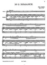 Paul Essek Notenblätter Romance op.3,2