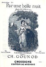Charles Francois Gounod Notenblätter Par une belle nuit pour soprano