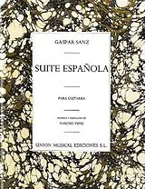 Gaspar Francisco Sanz y Celma Notenblätter Suite espanola para guitarra