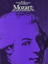 Wolfgang Amadeus Mozart Notenblätter Alla turca KV331