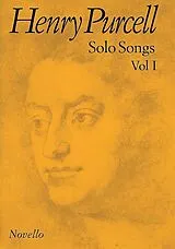Henry Purcell Notenblätter Solo songs vol.1 for voice and