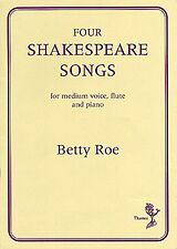 Eileen Betty Roe Notenblätter 4 Shakespeare Songs