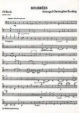 Johann Sebastian Bach Notenblätter Bourrees