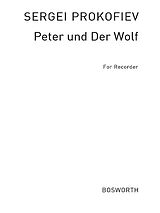 Serge Prokofieff Notenblätter Peter und der Wolf für