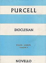 Henry Purcell Notenblätter DIOCLESIAN FULL SCORE