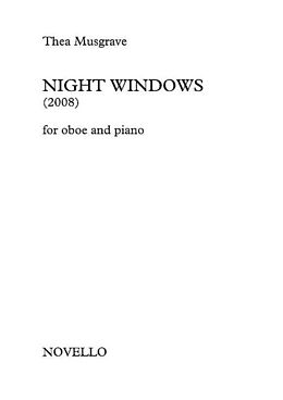 Thea Musgrave Notenblätter Night Windows