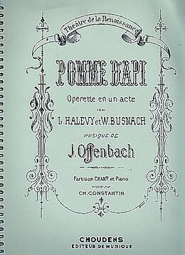 Jacques Offenbach Notenblätter Pomme dapi
