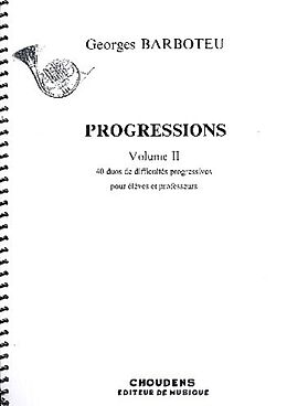 Georges Barboteu Notenblätter Progressions Vol.2 40 duos de difficultés