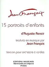 Jean Francaix Notenblätter 15 Portraits denfants