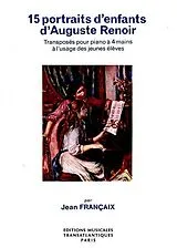 Jean Francaix Notenblätter 15 Portraits denfants dAuguste Renoir