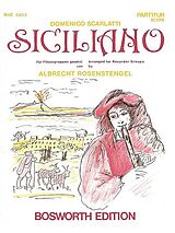 Domenico Scarlatti Notenblätter Siciliano für