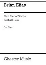 Brian Elias Notenblätter 5 Piano Pieces for the right hand