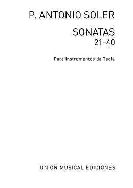 Antonio Soler Notenblätter Sonatas vol.2 (nos.21-40)
