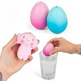 Ei mit wachsendem Axolotl, 7 cm, 2-fach sort. Spiel