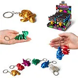 3D Printed Keychains Tierisch bunte Schlüsselanhänger, Display (= 12 Anhänger) Spiel