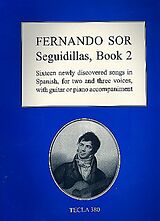 Fernando Sor Notenblätter Seguidillas vol.2 16 newly