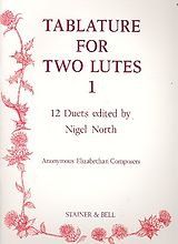  Notenblätter Tablature vol.1 for 2 lutes