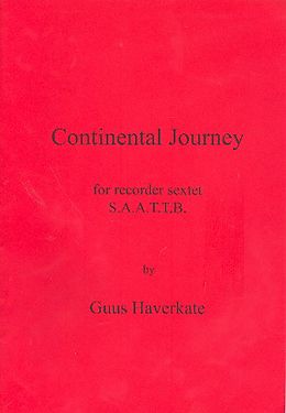 Guus Haverkate Notenblätter Continental Journey for 6 recorders