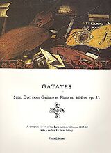 Guillaume-Pierre-Antoine Gatayes Notenblätter Duo Nr.5 op.53