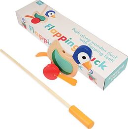 Article non livre Wooden push Along Flapping Duck de 