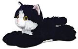 Aurora 12743 - Flopsies-Mini Katze Maynard, schwarz/weiß, Schlenker-Plüschtier, 20 cm Spiel