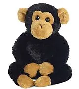 Aurora 31710 - Mini Flopsies Schimpanse Clyde, Schlenker-Plüschtier, 20 cm Spiel