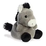 Aurora 33529 - Palm Pals Esel Eli Donkey, Plüschtier, 13 cm Spiel