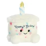 Aurora 33902 - Palm Pals Happy B'Day Cake, Happy Birthday-Plüschfigur, ca.13 cm Spiel