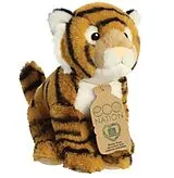 Aurora 35000 - Eco Nation Tiger Bengalisch, Plüschtier, 23 cm Spiel