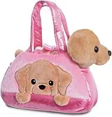 Aurora 61365 - Fancy Pals Labrador Hund in Tragetasche, Plüsch, ca. 20 cm, 2-teilig Spiel