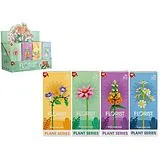Display mit 12 Stk.: Flower Building Blocks, Serie 2, 4-fach sort., 16 cm Spiel