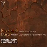 Contrechamps Gli Angeli Genève CD Membra Jesu Nostri/afin Que Le Lion Féroce Ne