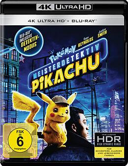 Pokemon MeisterdetektiV Pikachu Blu-ray UHD 4K + Blu-ray