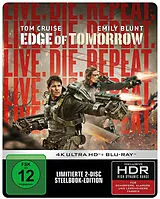 Live Die Repeat: Edge Of Tomorrow Limited Steelbook Blu-ray UHD 4K + Blu-ray