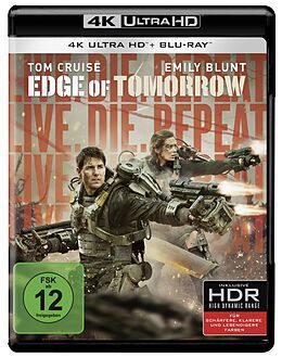 Live Die Repeat: Edge Of Tomorrow Blu-ray UHD 4K