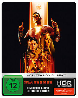 Shazam! Fury of the Gods 4K UHD Steelbook Blu-ray UHD 4K + Blu-ray