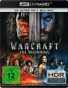 Warcraft: The Beginning Blu-ray UHD 4K + Blu-ray