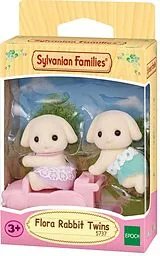 Sylvanian Families 5737 - Flora Rabbit Twins, Kaninchen Zwillinge, Spieset Spiel
