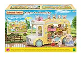 Sylvanian Families 5744 - Rainbow Fun Nursery Bus, Erlebniskindergarten Bus, Puppen-Spielset Spiel