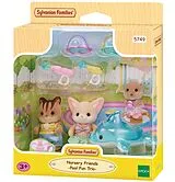 Sylvanian Families 5749 - Nursery Friends Pool Fun Trio, Erlebniskindergarten Freunde Poolspaß, Puppen-Spielset Spiel