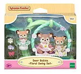 Sylvanian Families 5801 - Deer Babies Floral Swing Set, Reh Babys mit Blumenschaukel, Spielset Spiel