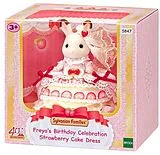 Sylvanian Families 5847 - 40. Jubiläum: Freya im Erdbeer-Geburtstagskleid, Spielfigur Spiel