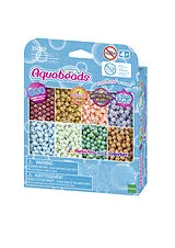 Aquabeads 35089 - Aquarellperlen, 800 Bastelperlen in 8 Aquarellfarben, Nachfüllset Spiel