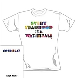 Coldplay Textilien Coloured Teardrop T-Shirt-Adul