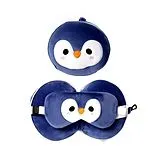 Relaxeazzz Plüsch Pinguin Reisekissen & Schlafmaske Spiel