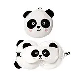 Relaxeazzz Plüsch Panda Reisekissen & Schlafmaske Spiel